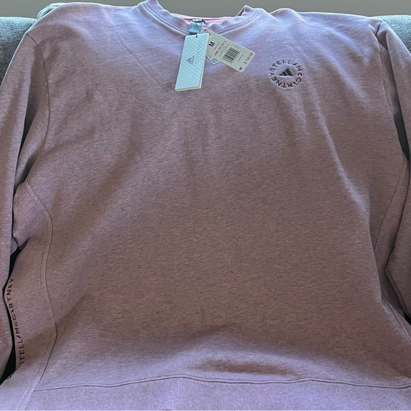 Adidas by Stella McCartney Women’s Lavender Pink Crewneck Sweatshirt - Picture 2 of 2
